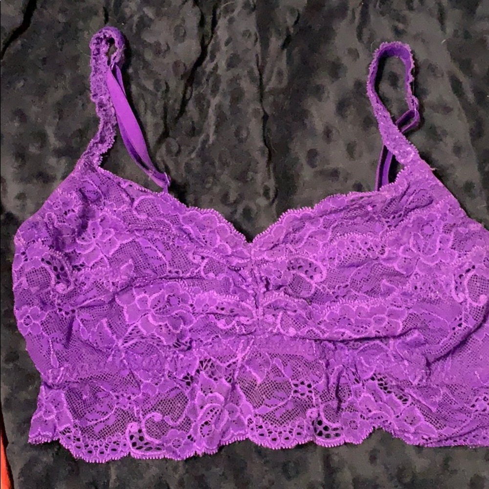 Lacey purple bra! Medium!